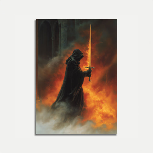 Poster della Battaglia del Cavaliere Guerriero Fuoco