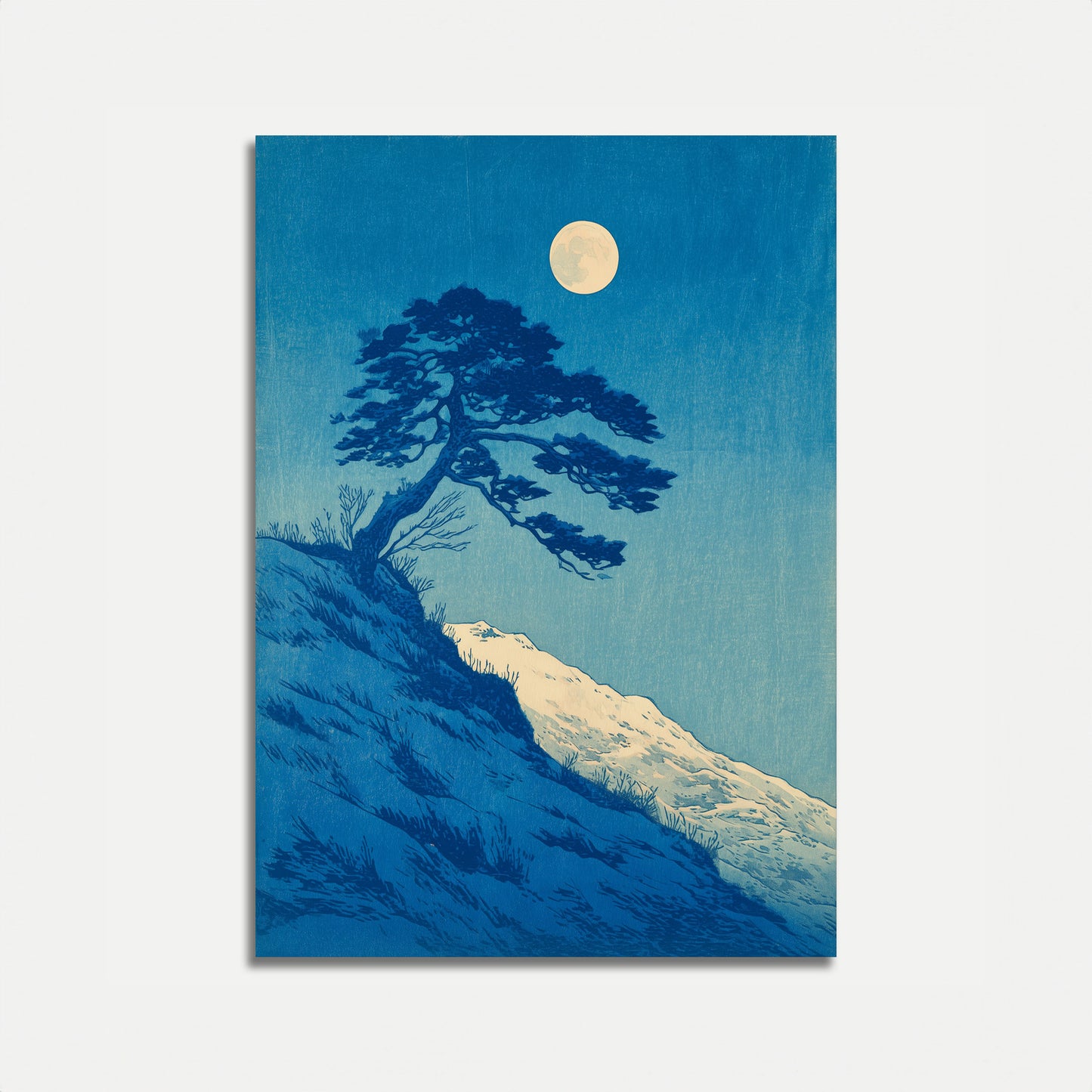 Cartaz da Árvore de Pinheiro à Luz do Luar