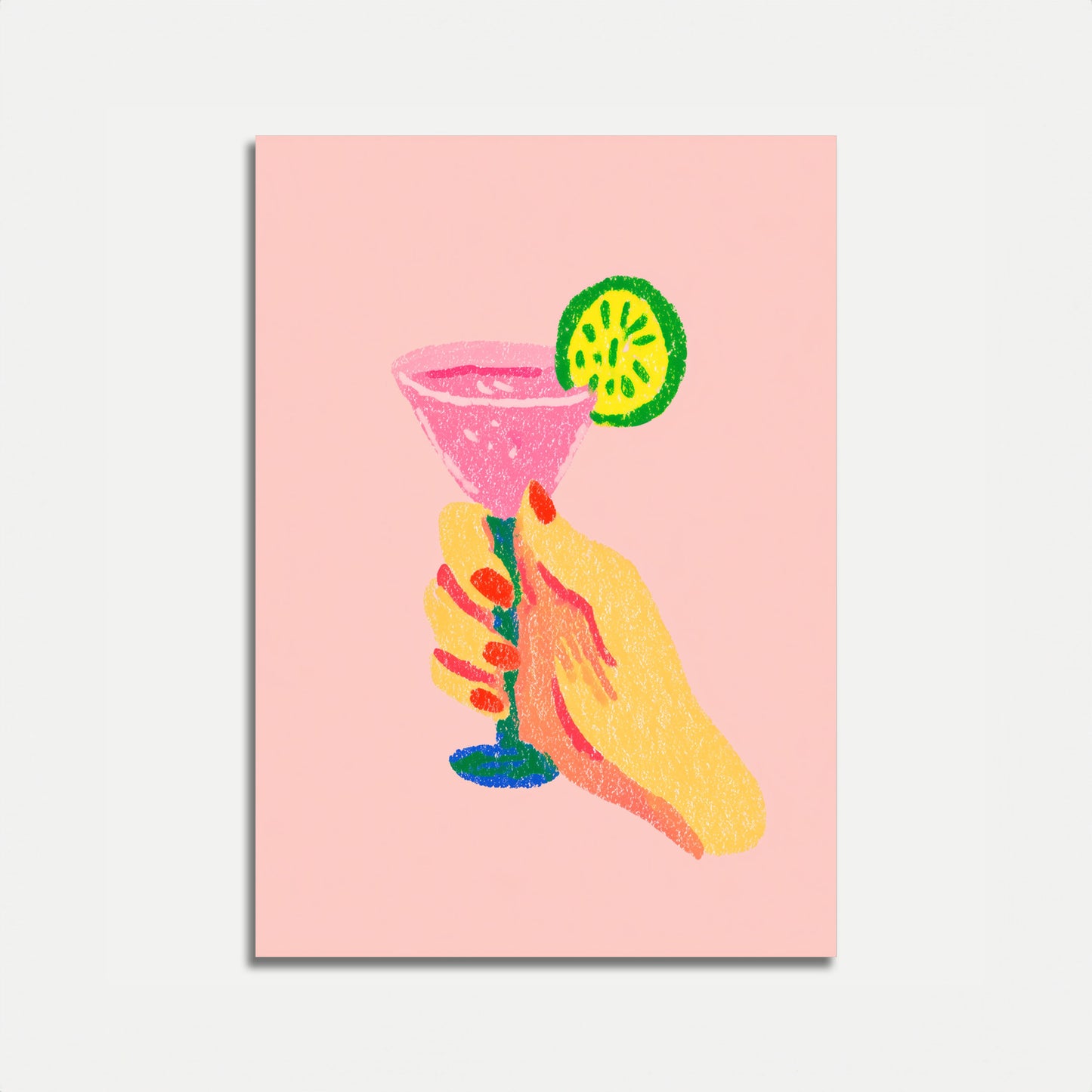 Poster dell'Ora del Cocktail Vibrante