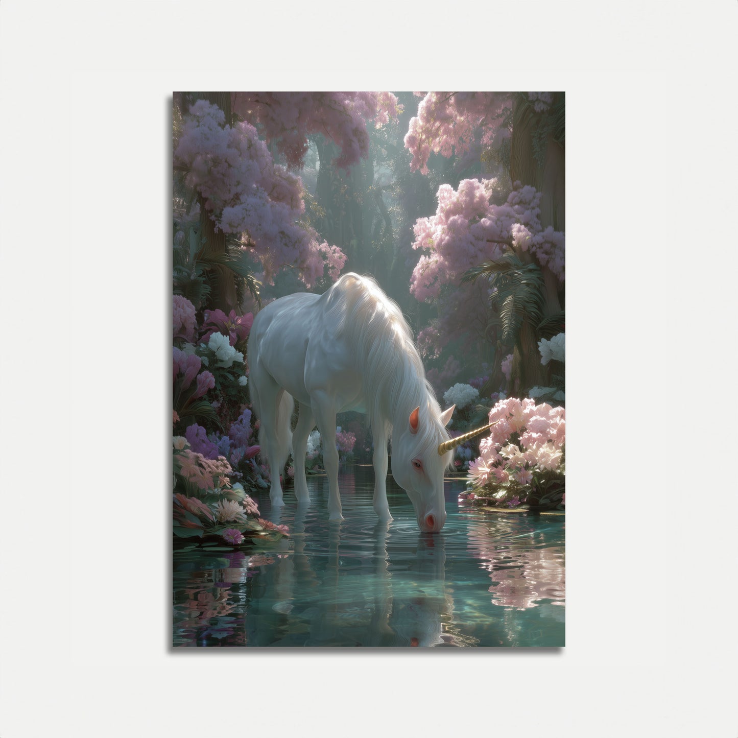 Poster della Foresta Incantata degli Unicorni