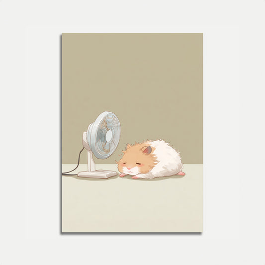 Cool Hamster Summer Vibes Poster