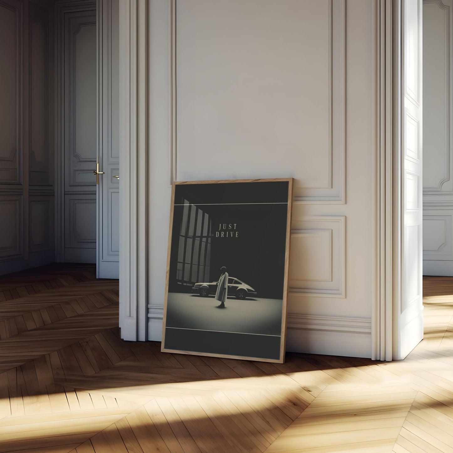 Vintage Bilteknikk Eleganse Plakat