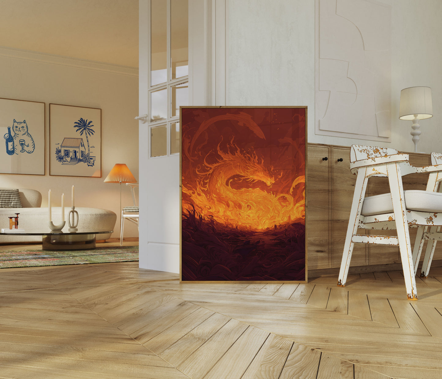 Inferno Dragon Apocalypse Poster