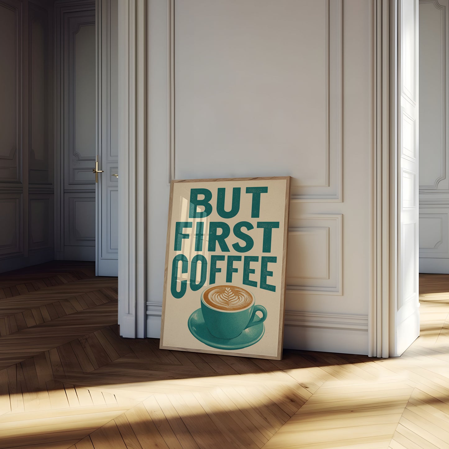 But First Coffee Poster