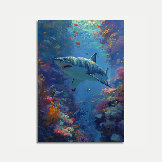 Ocean Predator Underwater Poster