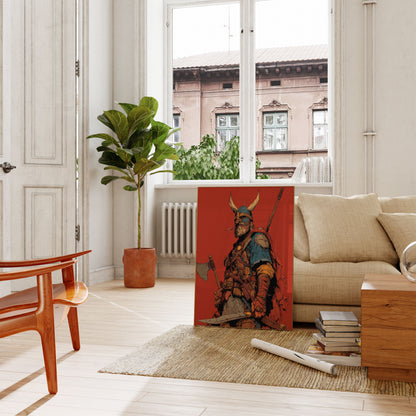 Fierce Viking Warrior Poster