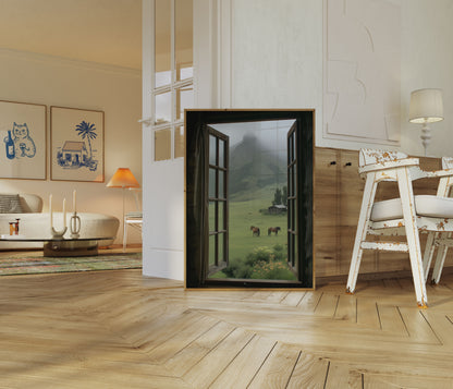 Mountain Meadow Serenity Poster