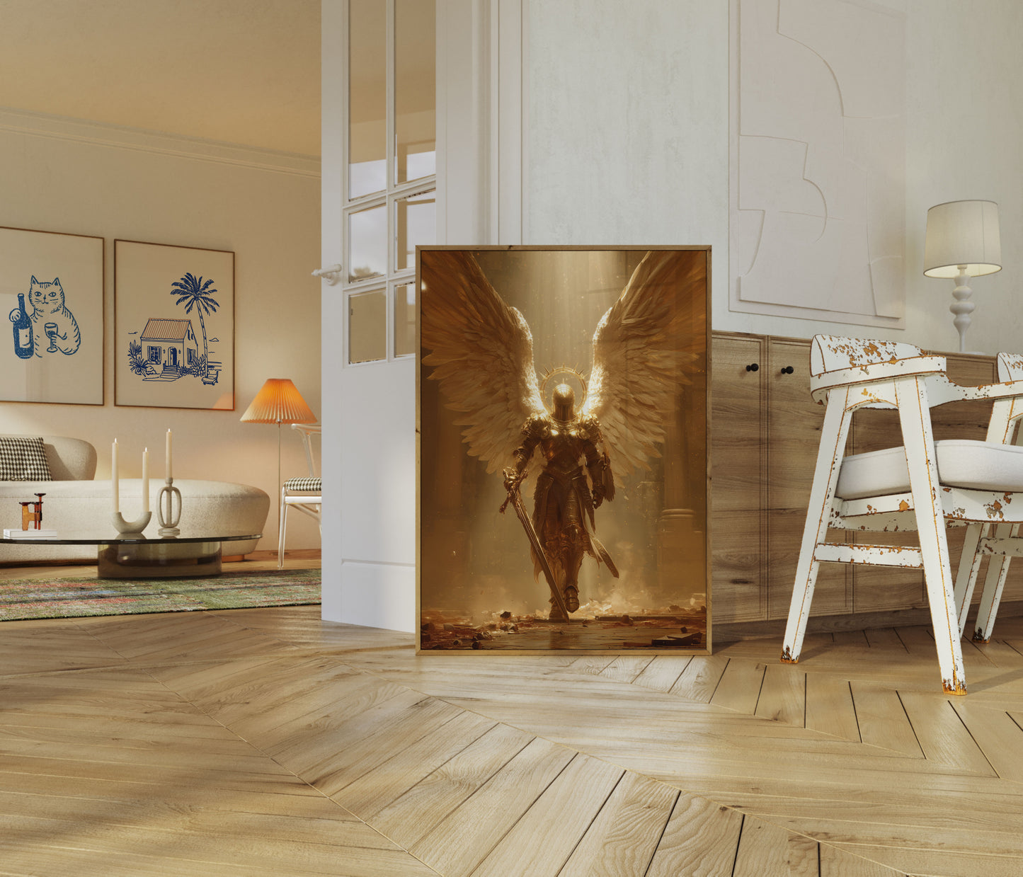 Celestial Warrior Angel Poster