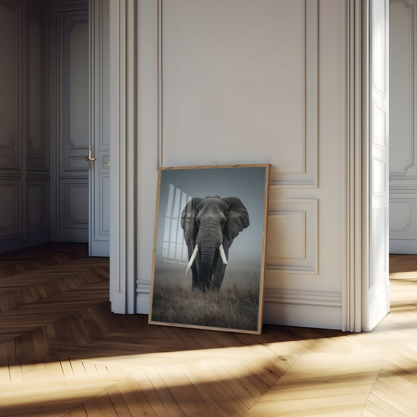 Majestic African Elephant Poster