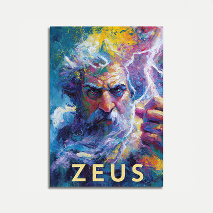 Zeus: mythologischer Gott Poster