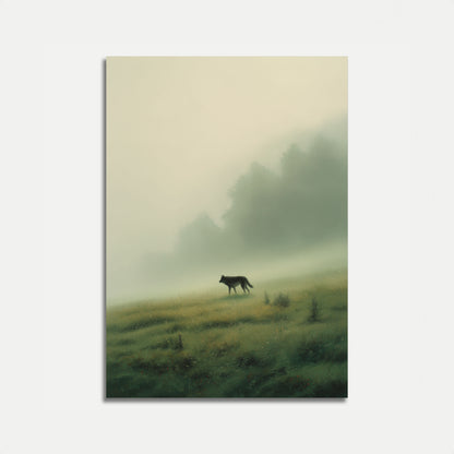 Wolf in Misty Grassland Poster

Plakat: Wolf in nebliger Graslandschaft