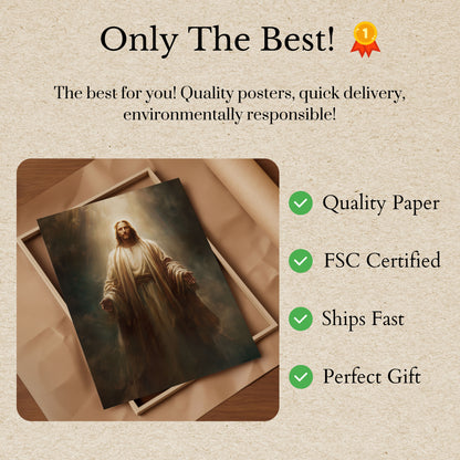 Divine Light of Faith Poster