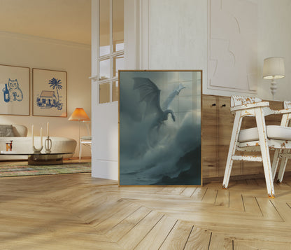 Póster del Dragón de la Montaña Brumosa