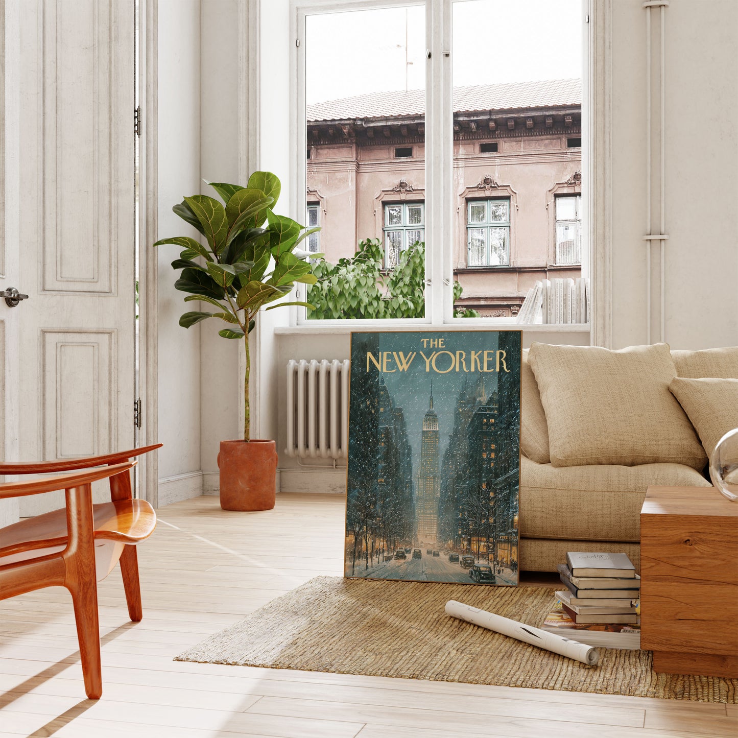 Empire State Winter Magic Poster