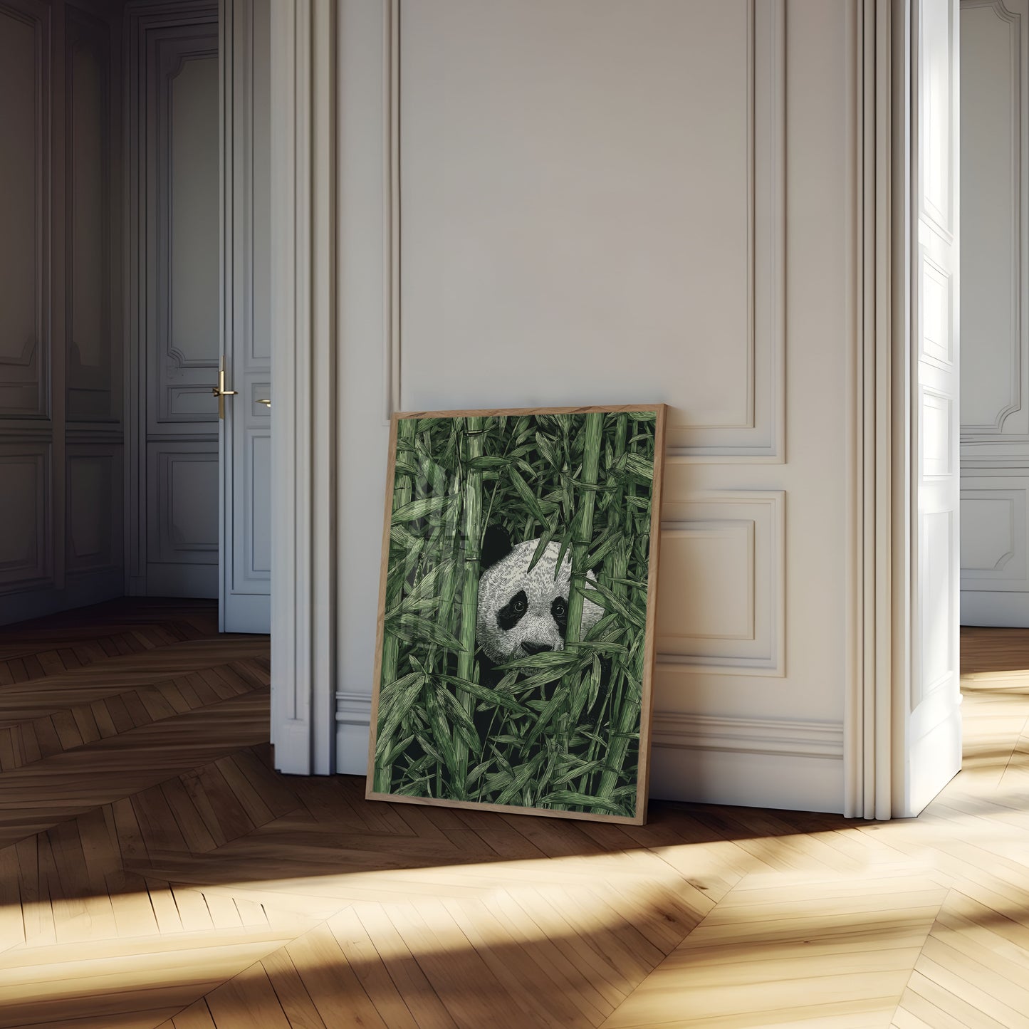 Bamboo Forest Panda Poster