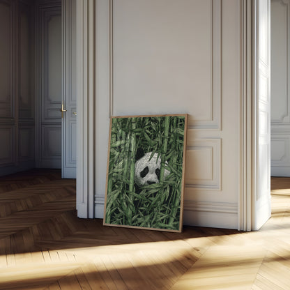 Bamboo Forest Panda Poster