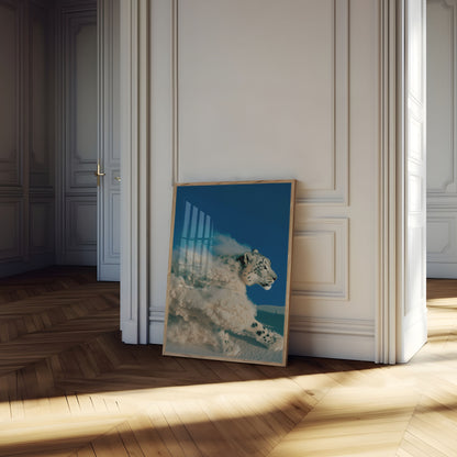 Snow Leopard in Motion Poster