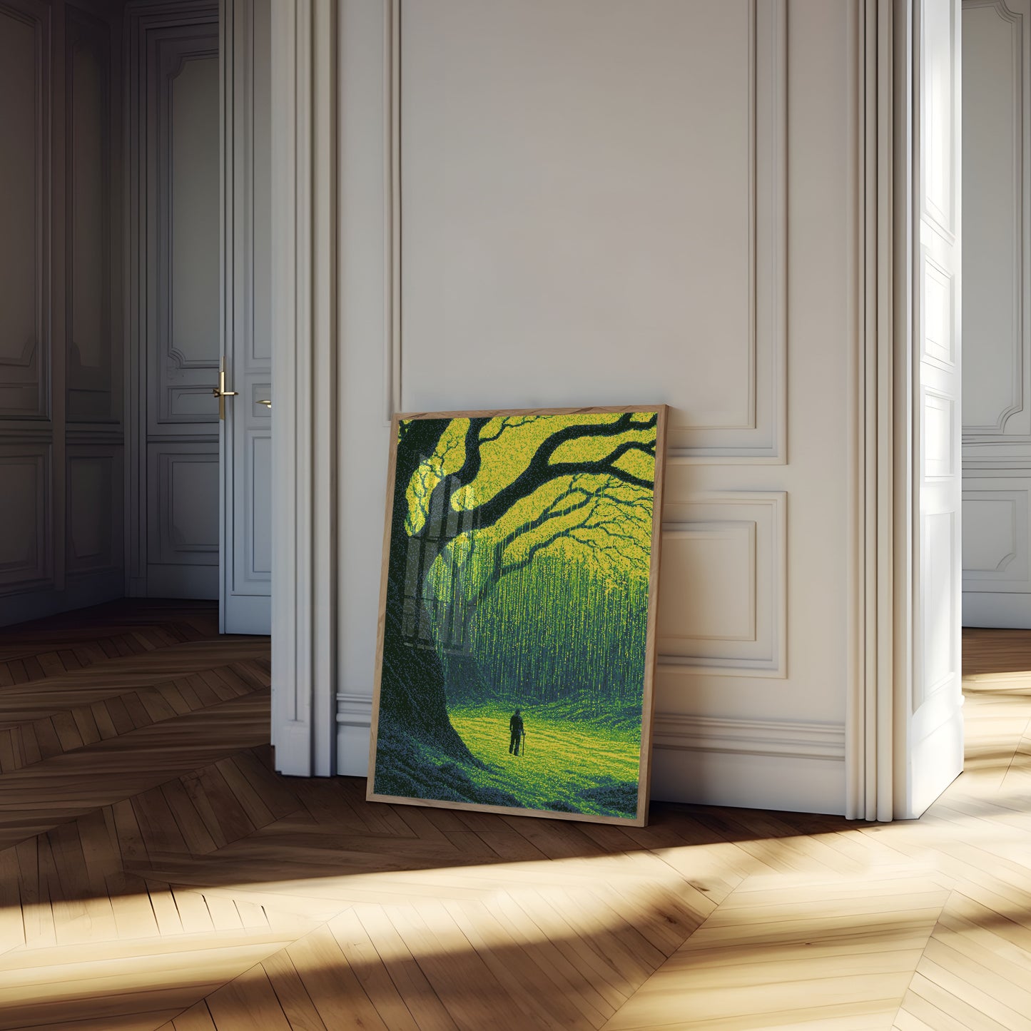 Enchanted Forest Cathedral Poster