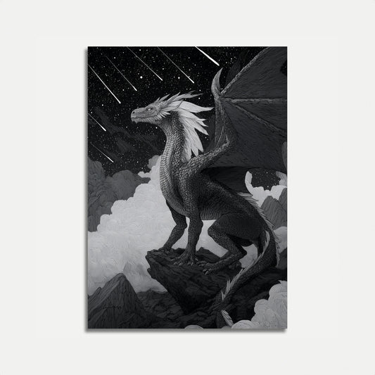 Celestial Dragon Night Poster