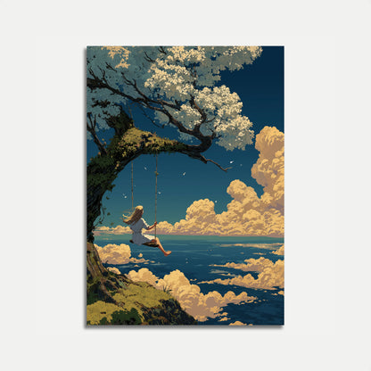 Dreaming Above the Clouds Poster