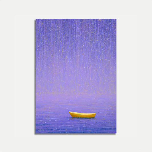 Guld Båd på Lilla Vand Plakat