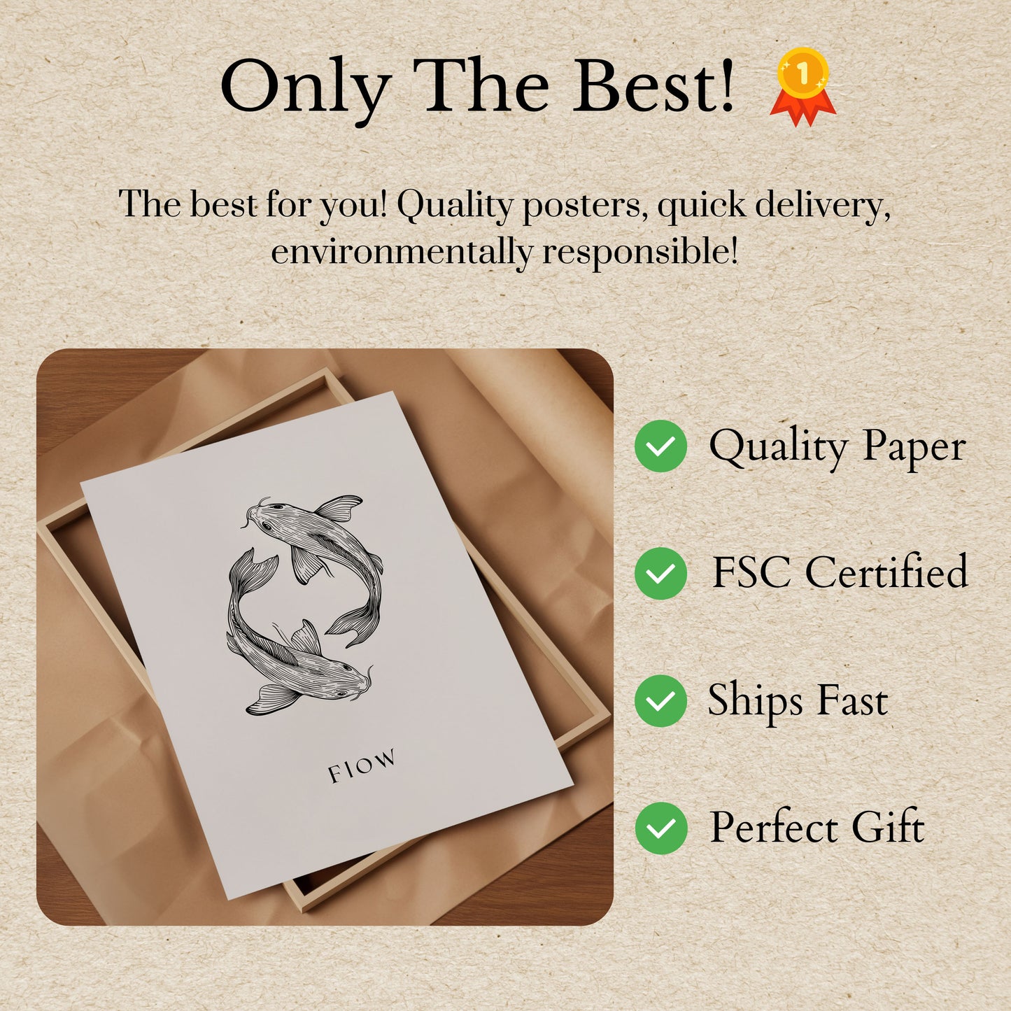 Póster del Flujo Zen de la Armonía