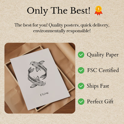 Póster del Flujo Zen de la Armonía