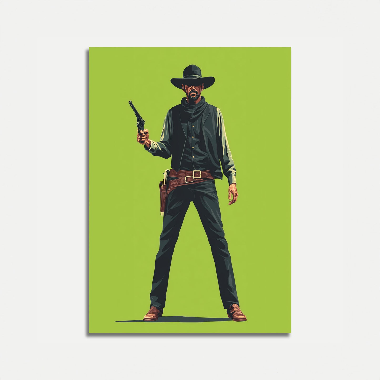 Wild West Gunslinger Poster
