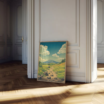 Serene Mountain Path Poster