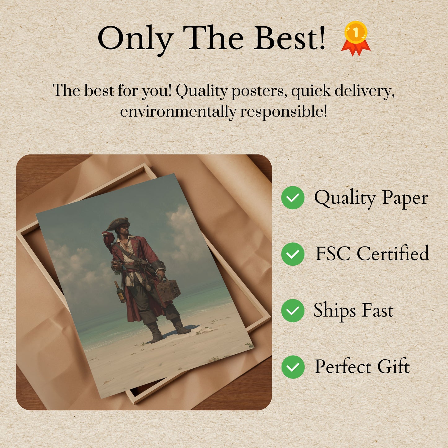 Lone Pirate's Caribbean Adventure Poster