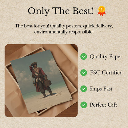 Lone Pirate's Caribbean Adventure Poster