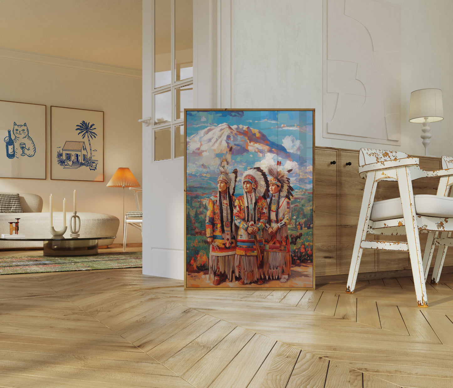 Native American Chiefs Majestic Poster