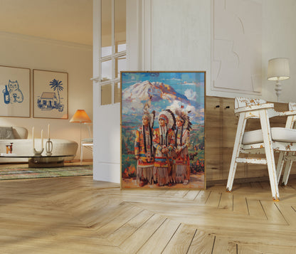 Native American Chiefs Majestic Poster