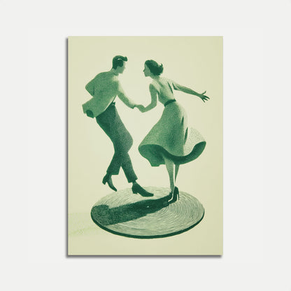 Dance Rhythm Vinyl Poster