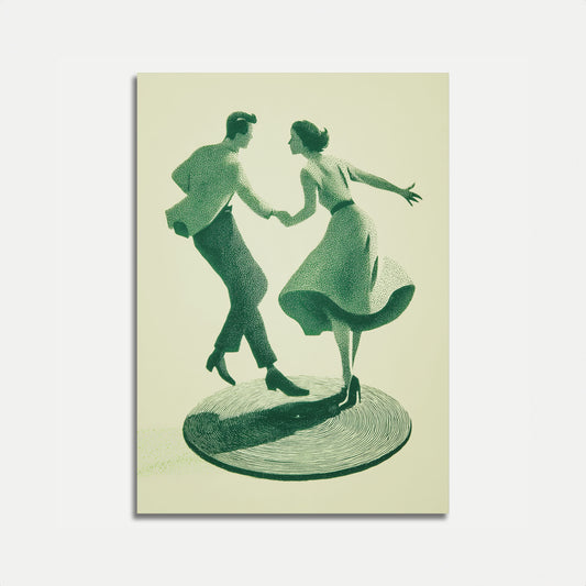 Dance Rhythm Vinyl Poster