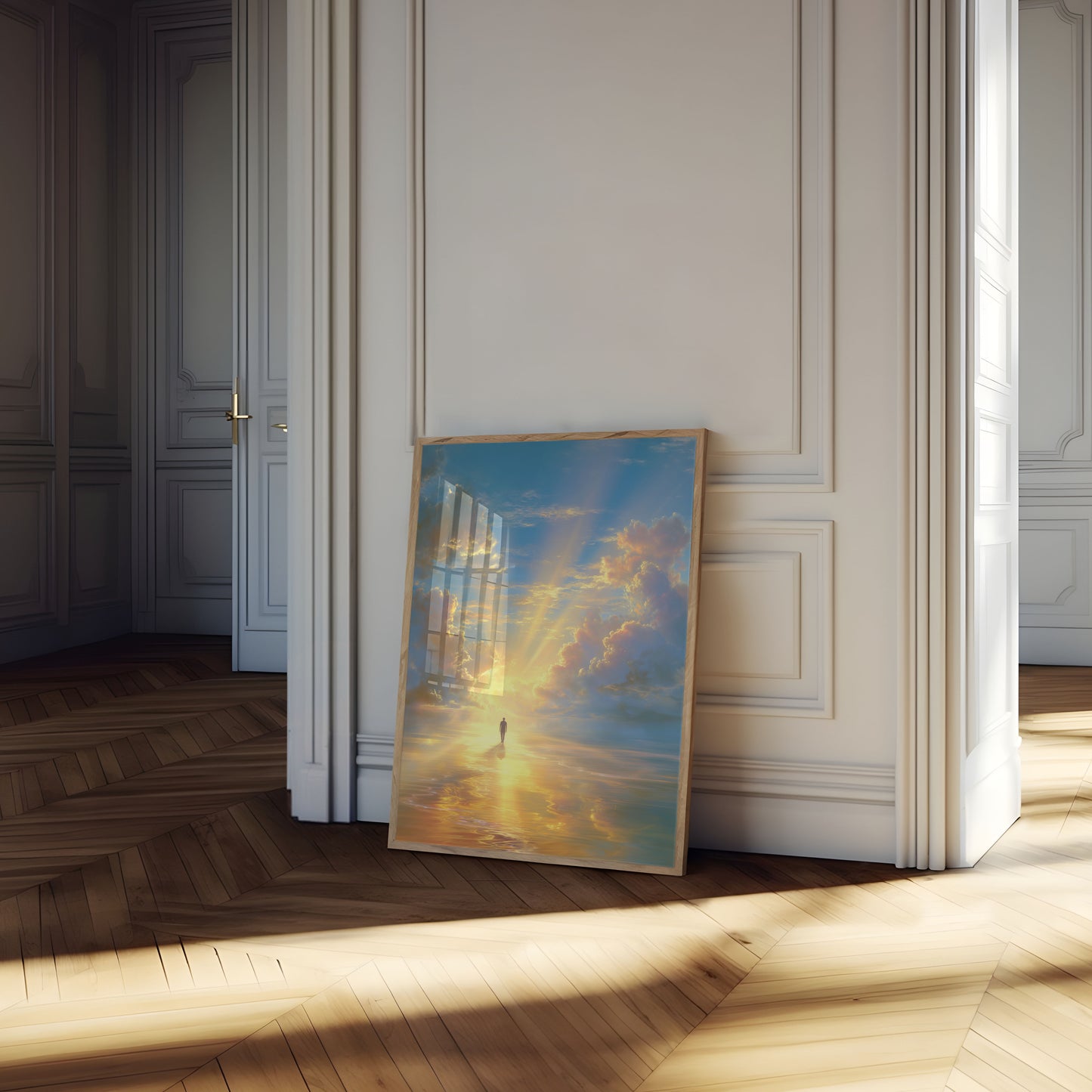 Etherische Reis naar het Licht Poster