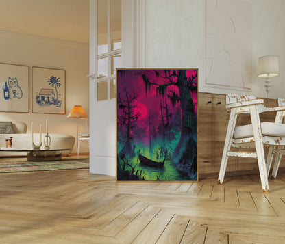 Mystical Bayou Nightmare Poster