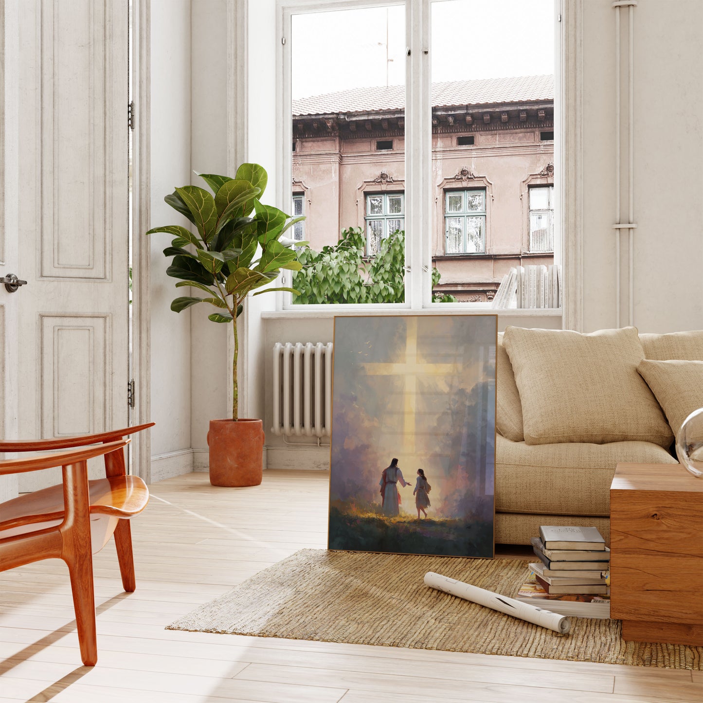 Divine Light of Faith Poster
