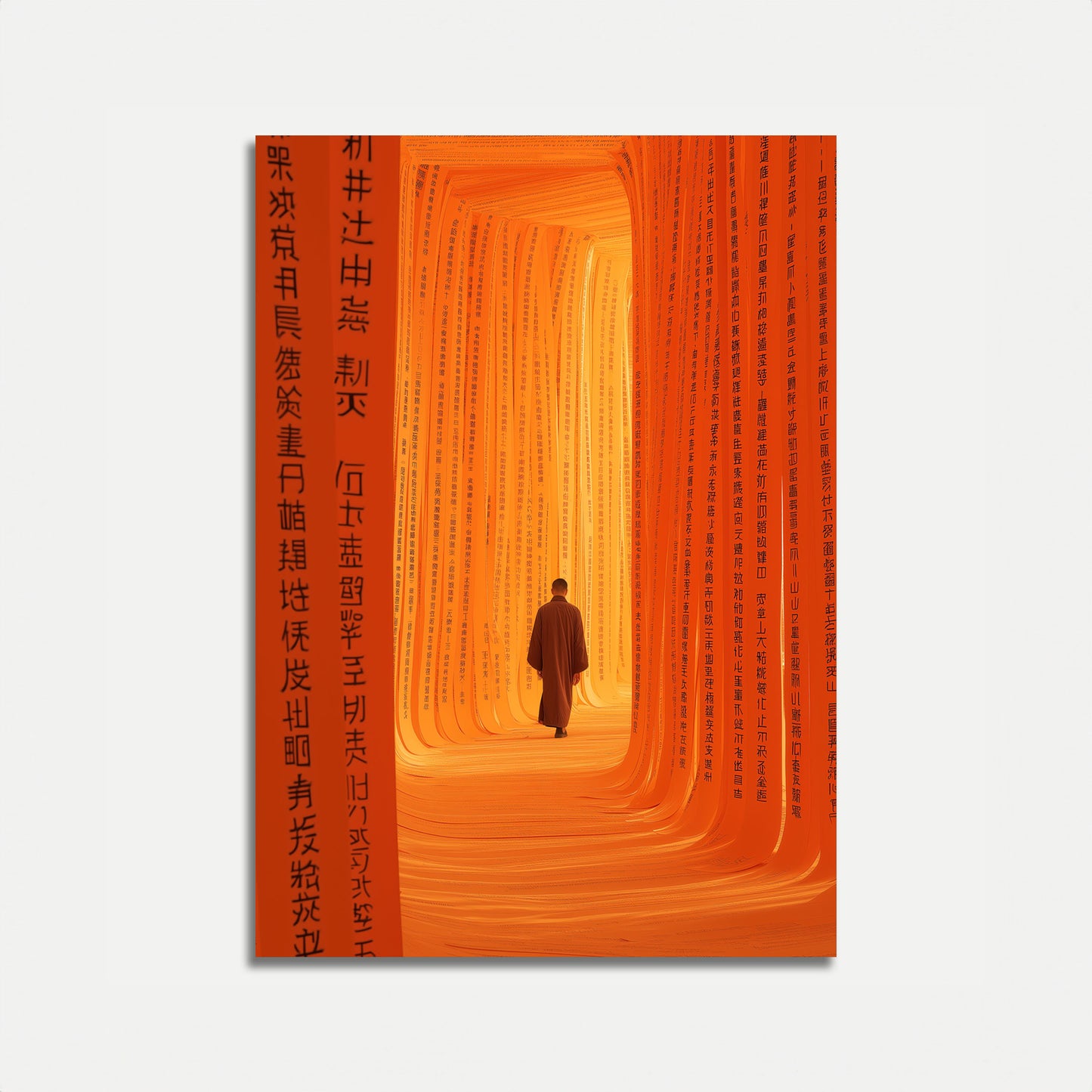 Zen Journey Illuminated Poster