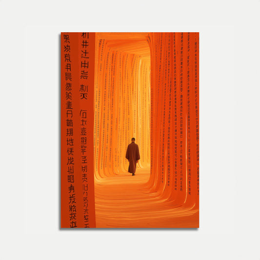 Zen Journey Illuminated Poster
