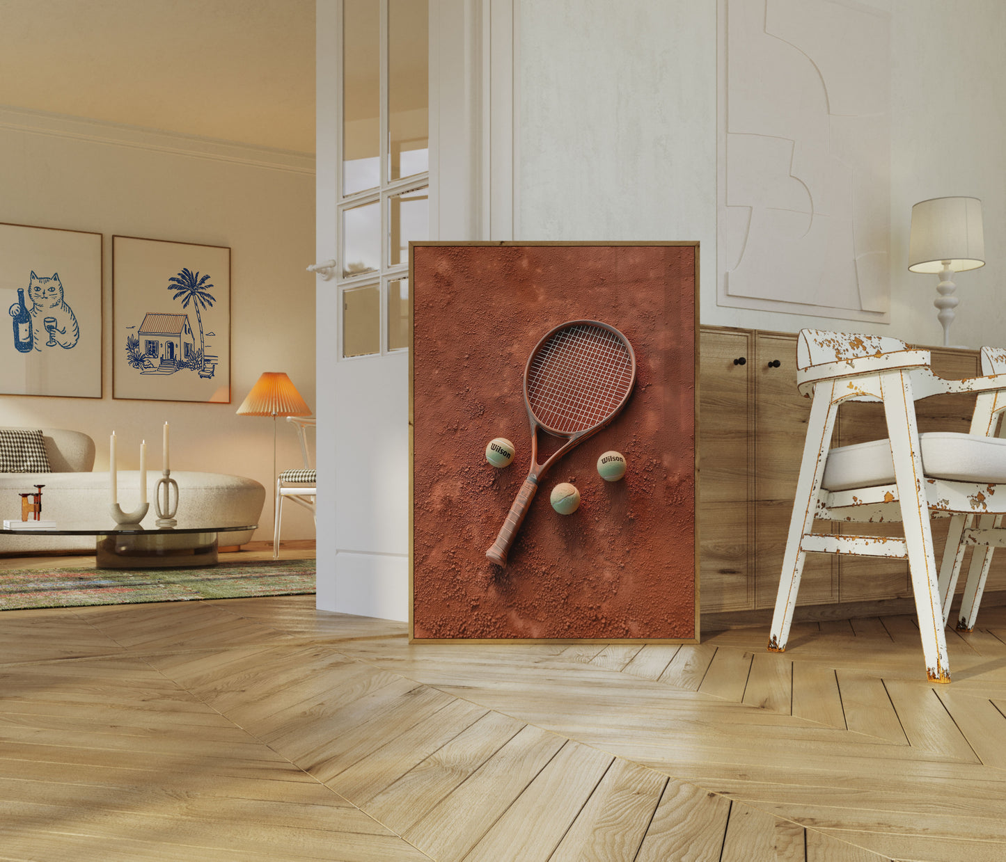 Clay Court Tennis Passion Poster