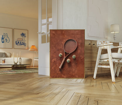 Clay Court Tennis Passion Poster