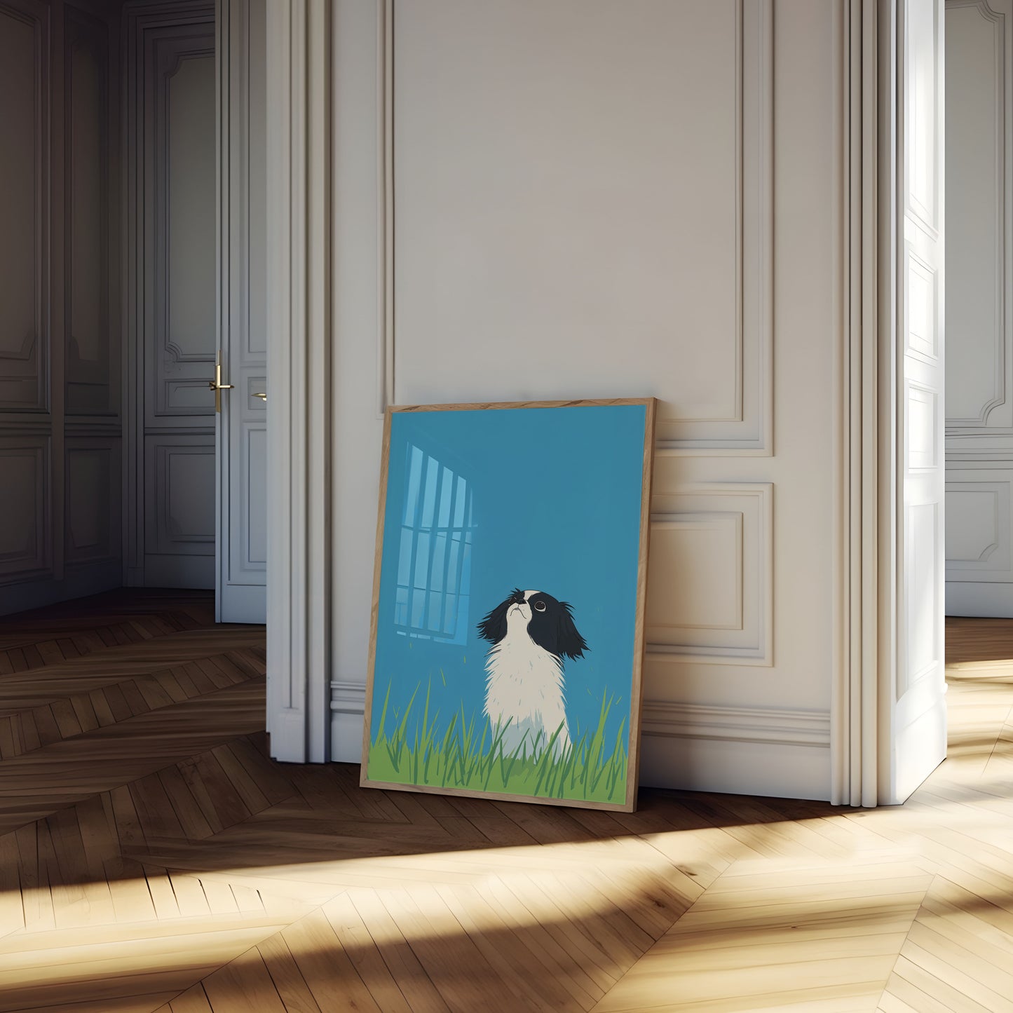 Adorable Japanese Chin Dog Poster