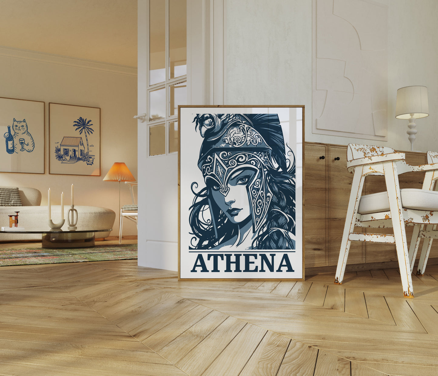 Athena Greek Goddess Poster