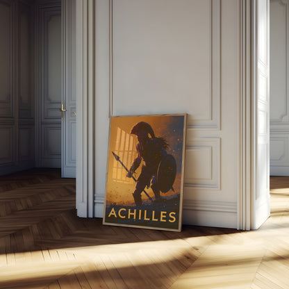 Warrior Achilles Ancient Legend Poster
