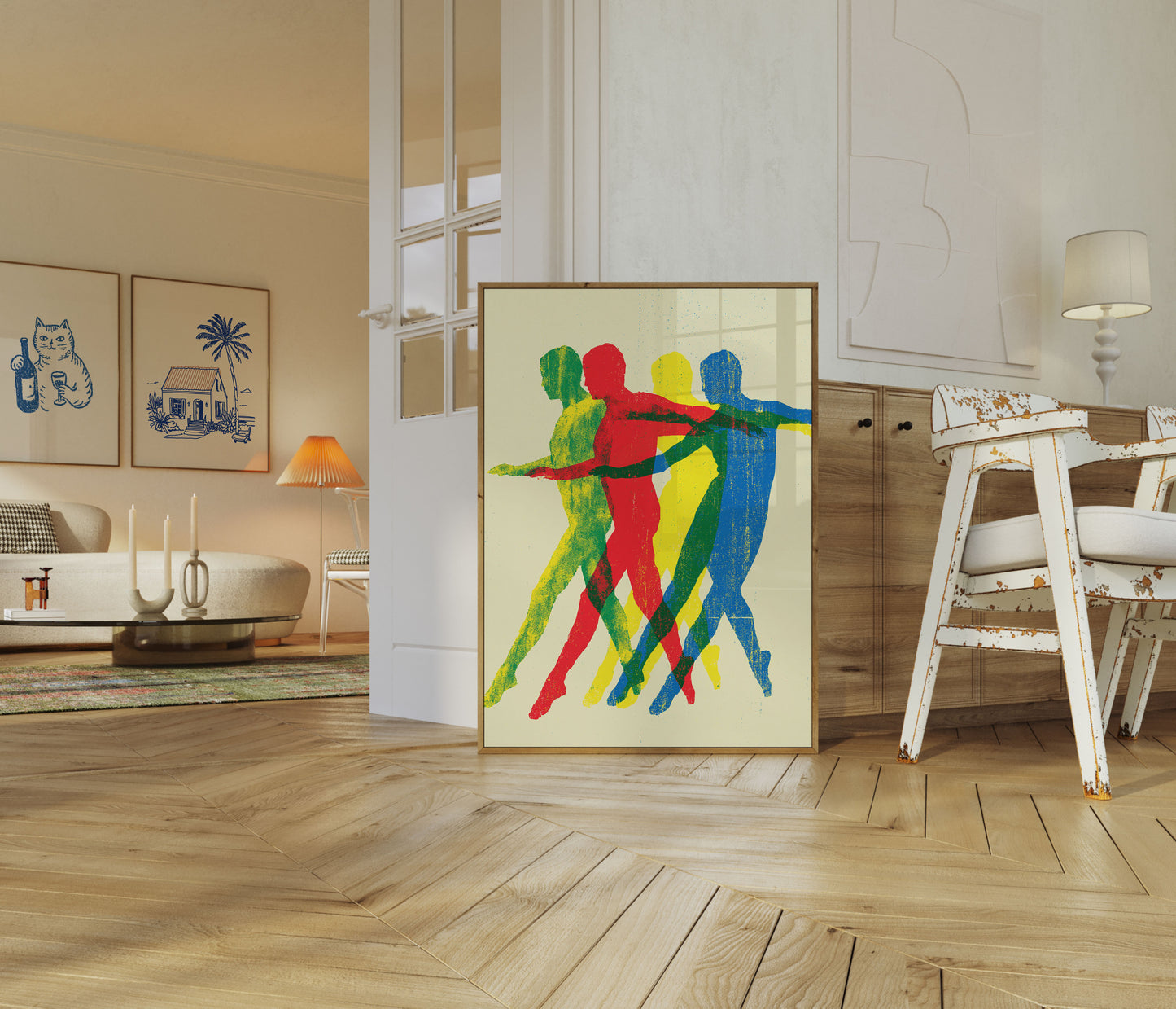 Colorful Unity Team Poster