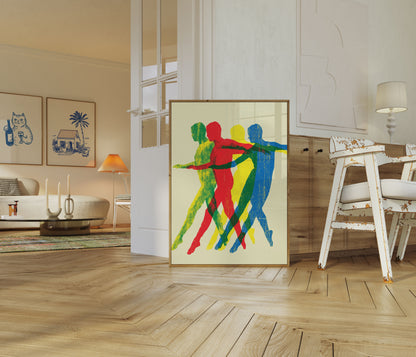 Colorful Unity Team Poster