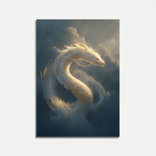 Golden Cloud Serpent Poster