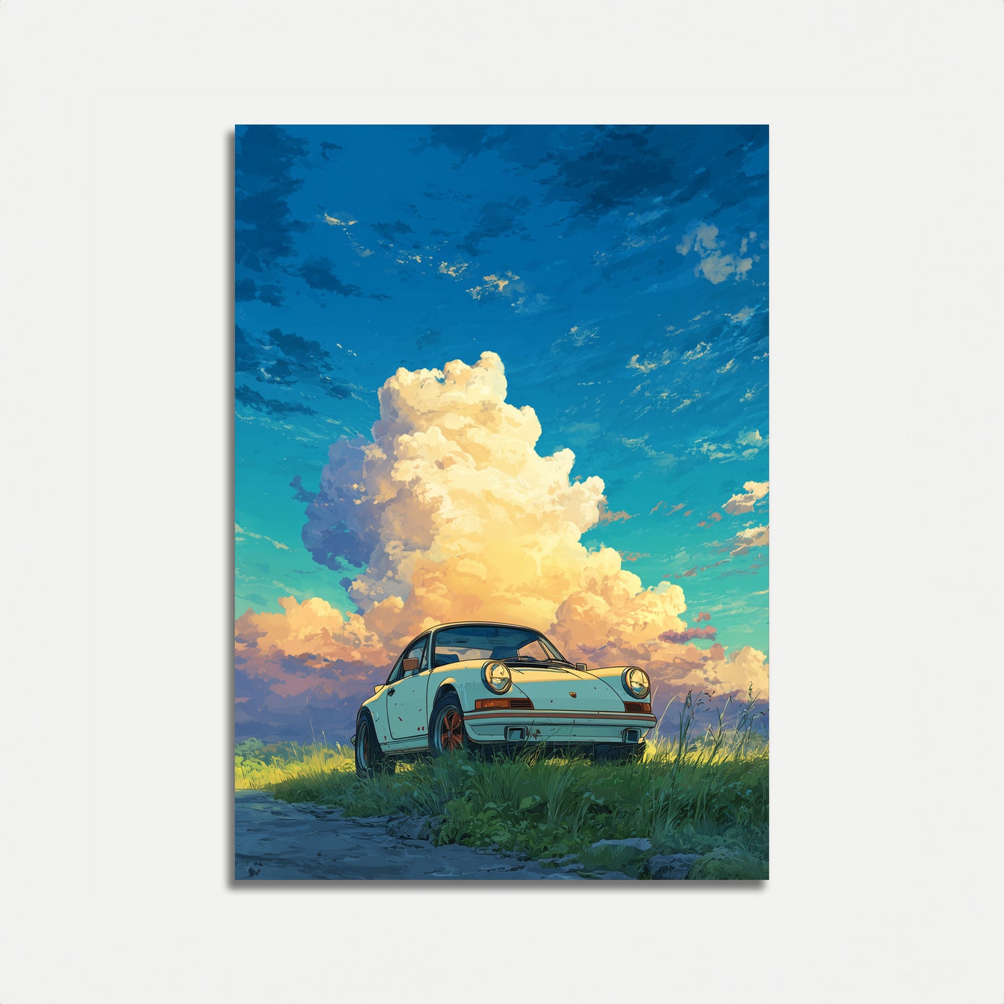 Classic Porsche Summer Dream Poster