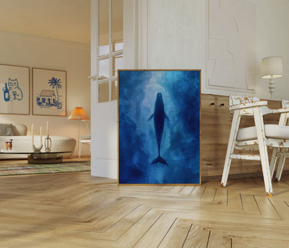 Wal steigt ins Licht Poster